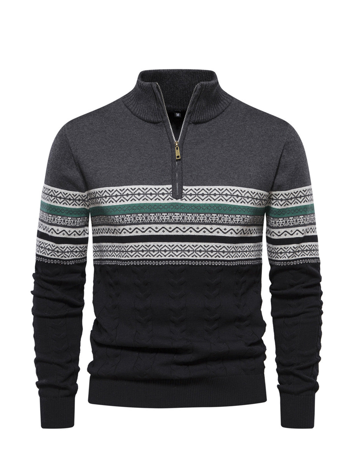 More Than Basic Men's Golf Quarter Zip Sweater