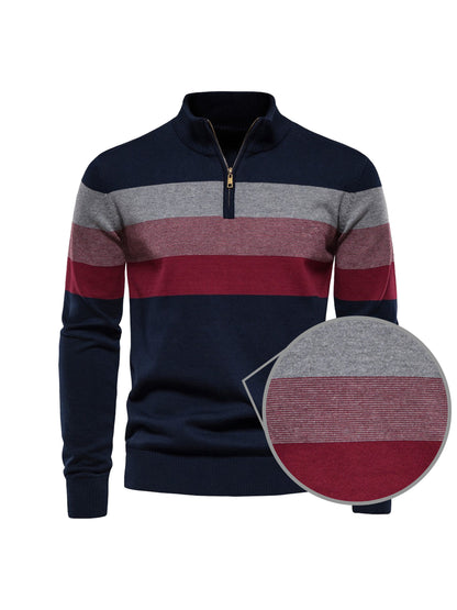 More Than Basic Men's Golf Quarter Zip Sweater