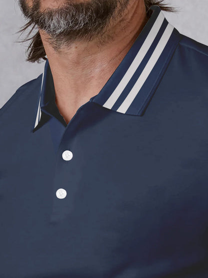 Playful Nautical Men's Polo Top UPF50+