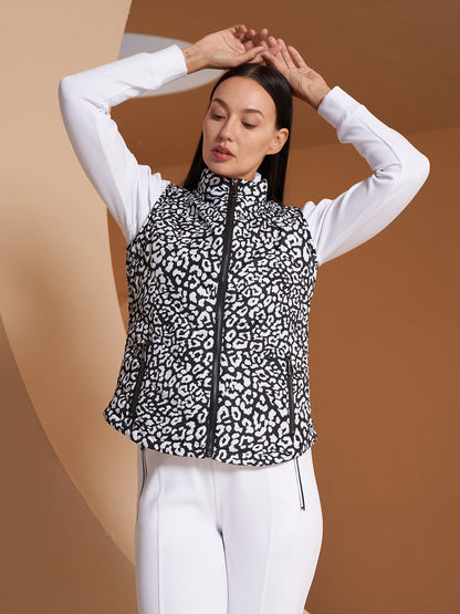 More Than Basic Leopard Puffer Vest