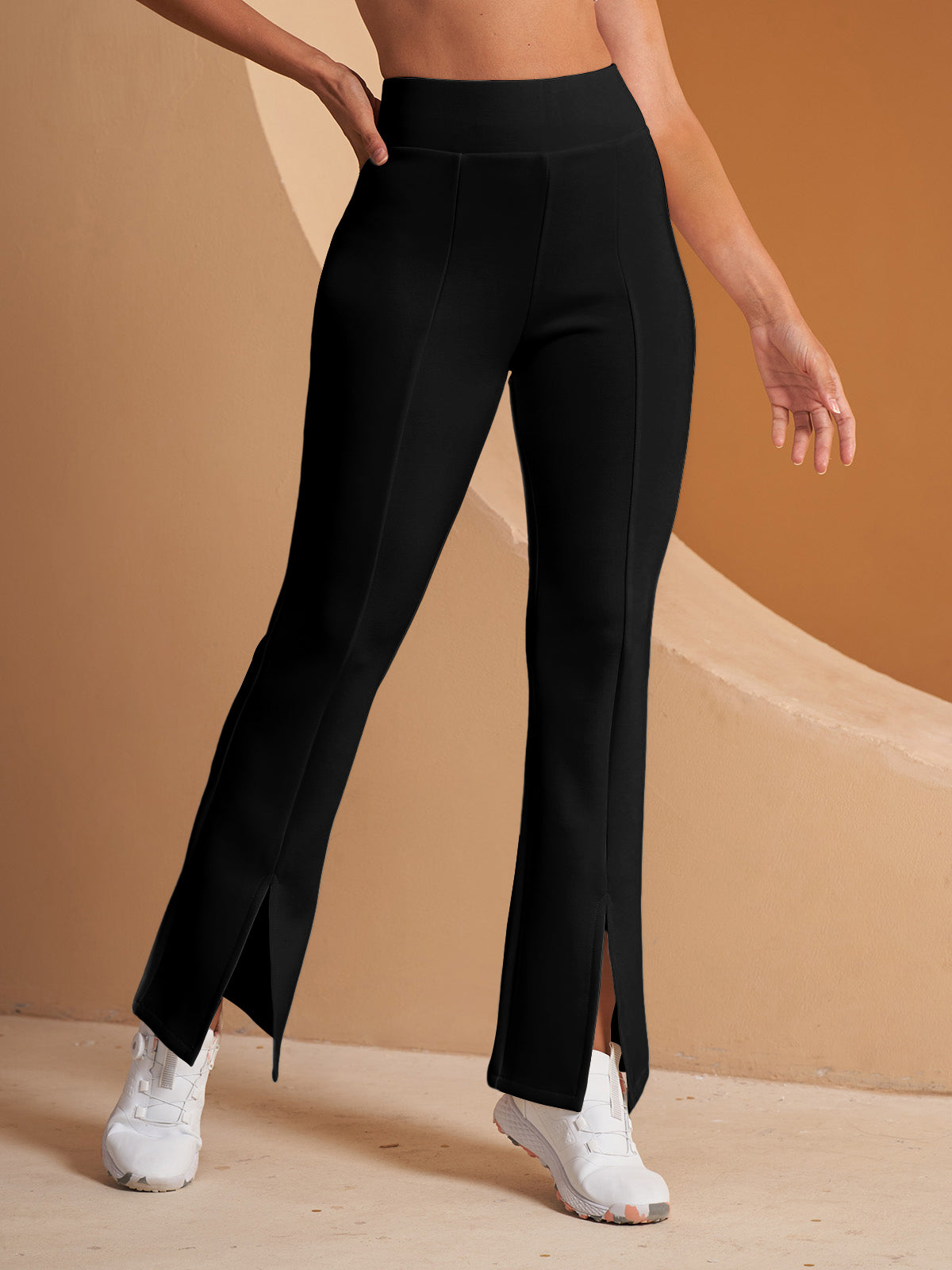 More Than Basic 30 Inch High Waist Flare Pants