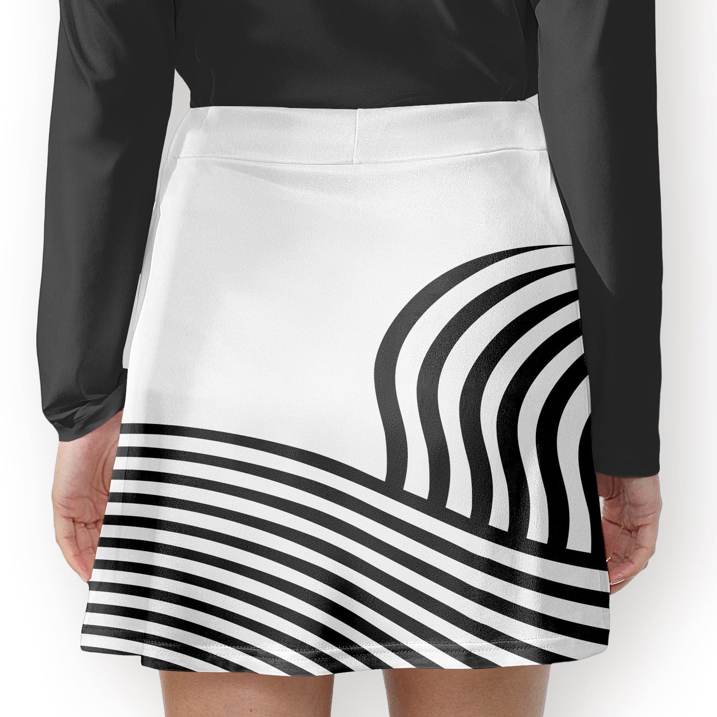 Playful Nautical 16 Inch High Waist Skort UPF50+