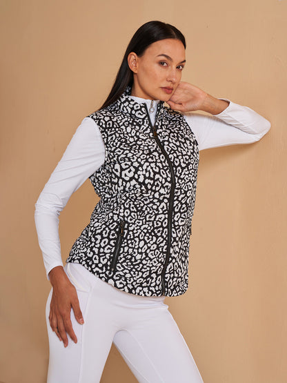 More Than Basic Leopard Puffer Vest