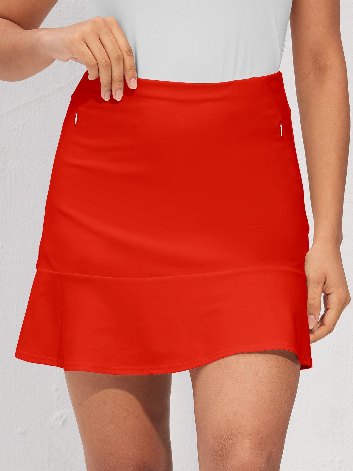 Basic 17 Inch Ruffle Skort UPF50+