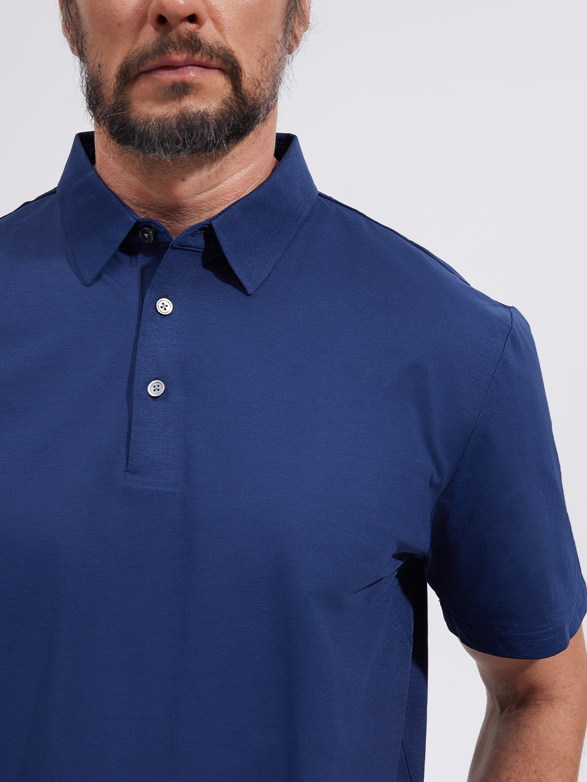 More Than Basic Men's Polo Top Sun Protection