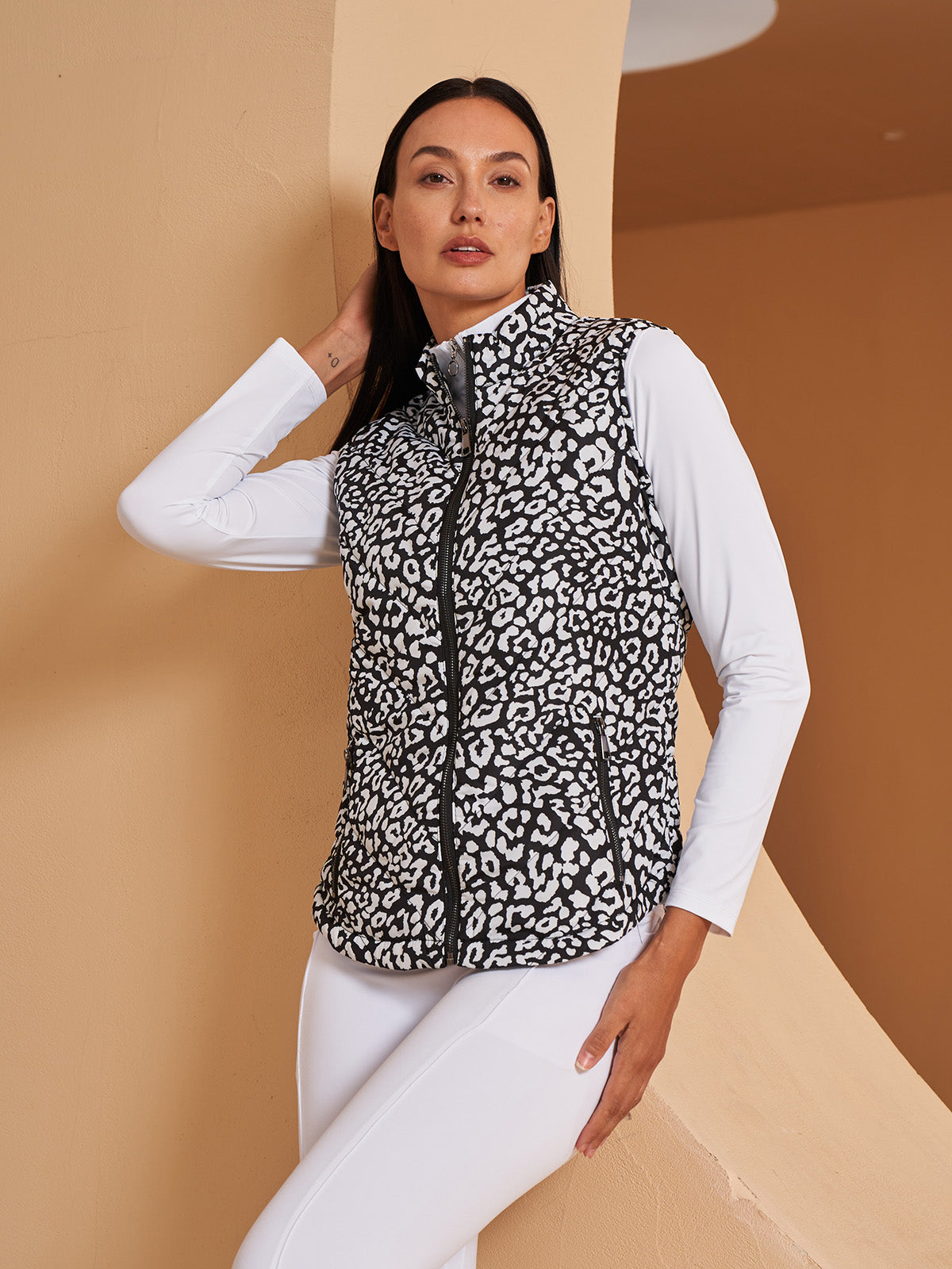 More Than Basic Leopard Puffer Vest