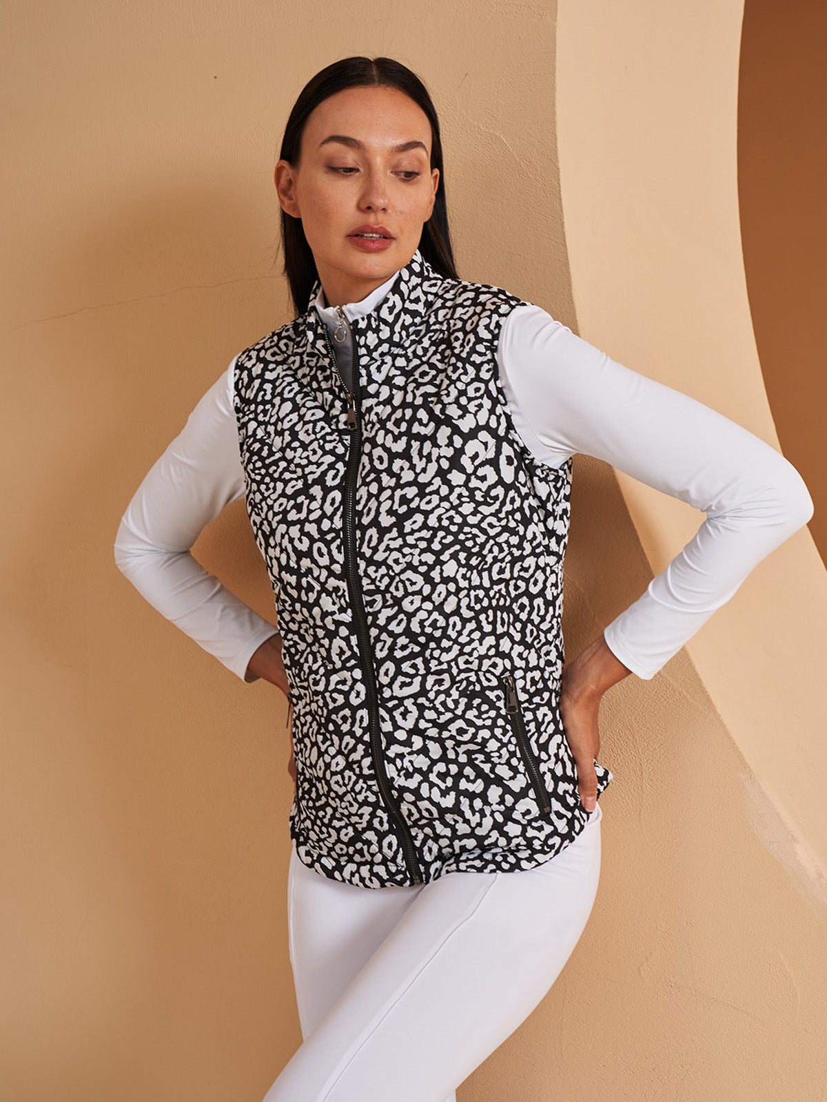 More Than Basic Leopard Puffer Vest