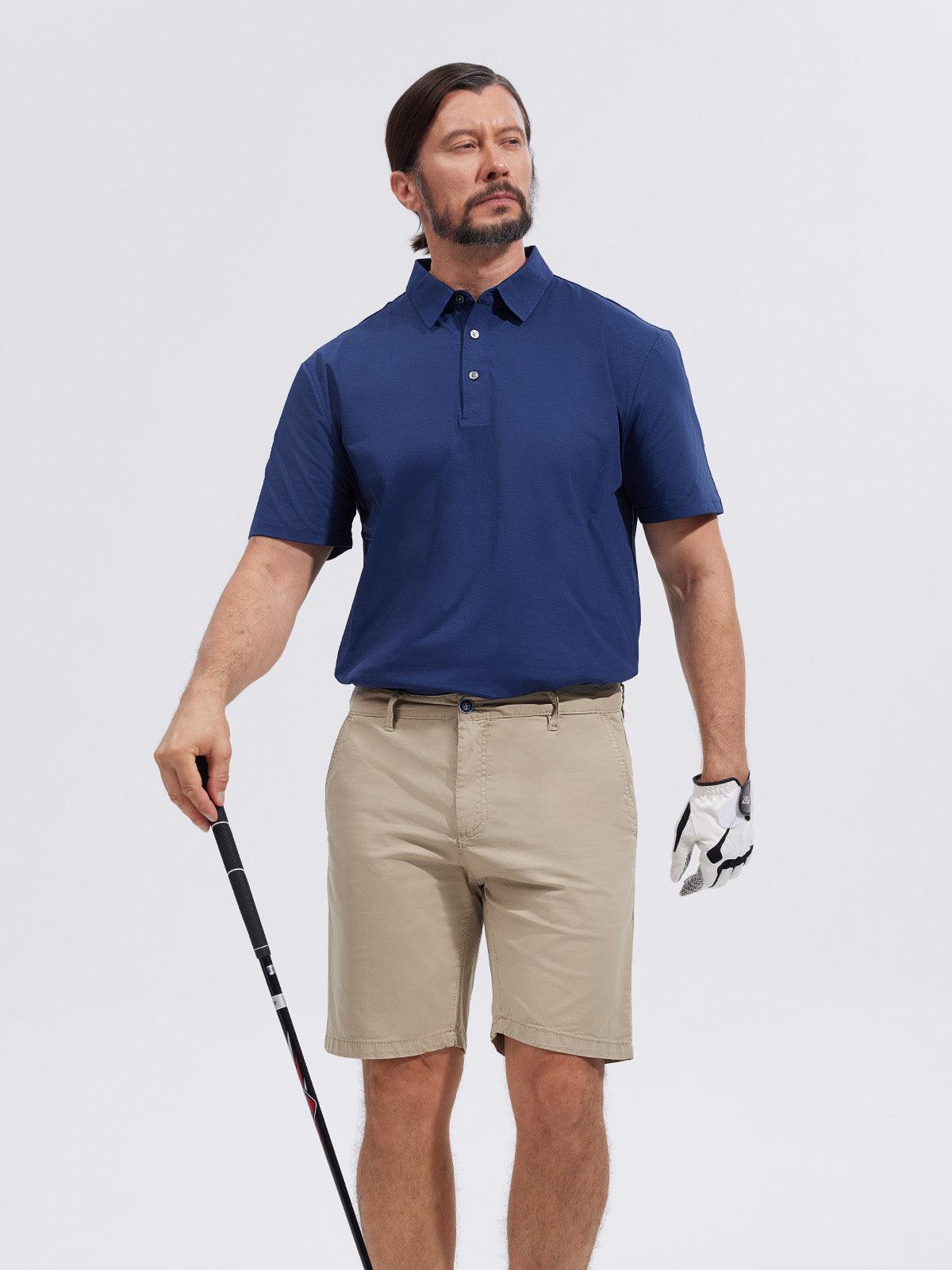 More Than Basic Men's Polo Top Sun Protection