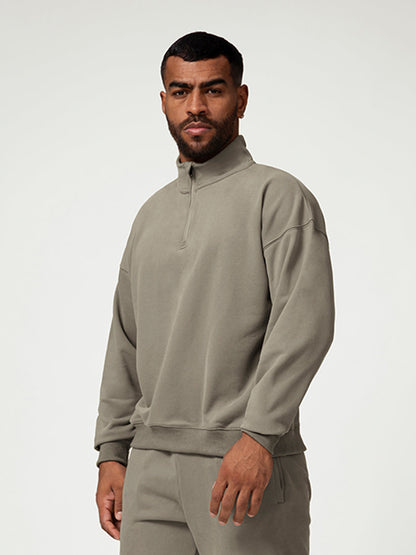 More Than Basic Men's Golf Quarter Zip Sweatshirt