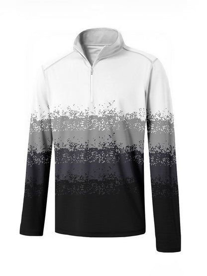 Air Brush Men's Golf Shirt Quarterzip UPF50+