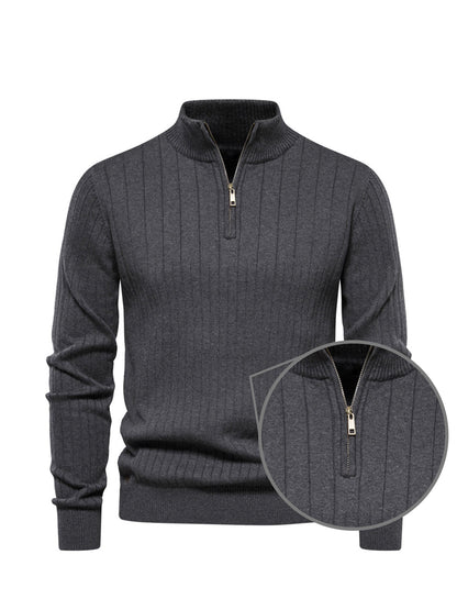 More Than Basic Men's Golf Quarter Zip Sweater