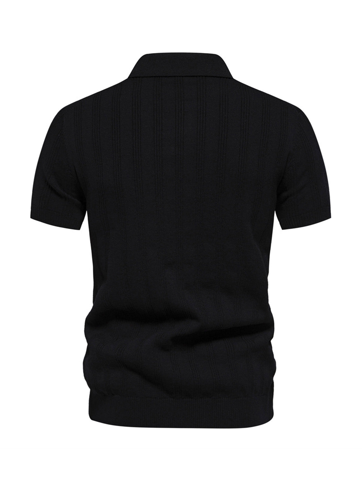 More Than Basic Men's Knit Polo Top