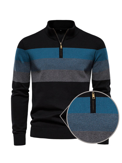 More Than Basic Men's Golf Quarter Zip Sweater