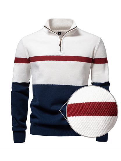 More Than Basic Men's Golf Quarter Zip Sweater
