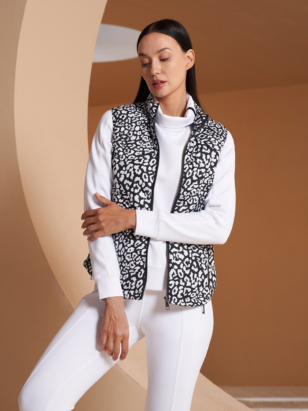 More Than Basic Leopard Puffer Vest