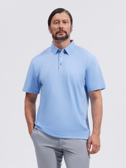 More Than Basic Men's Polo Top Sun Protection