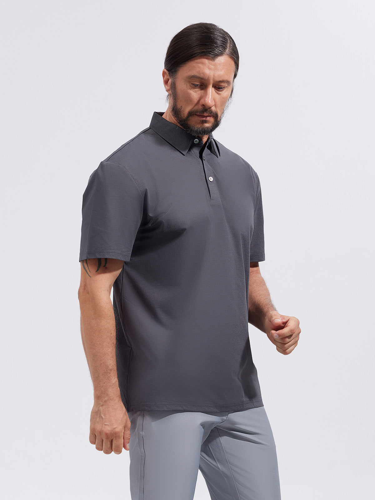 More Than Basic Men's Polo Top Sun Protection