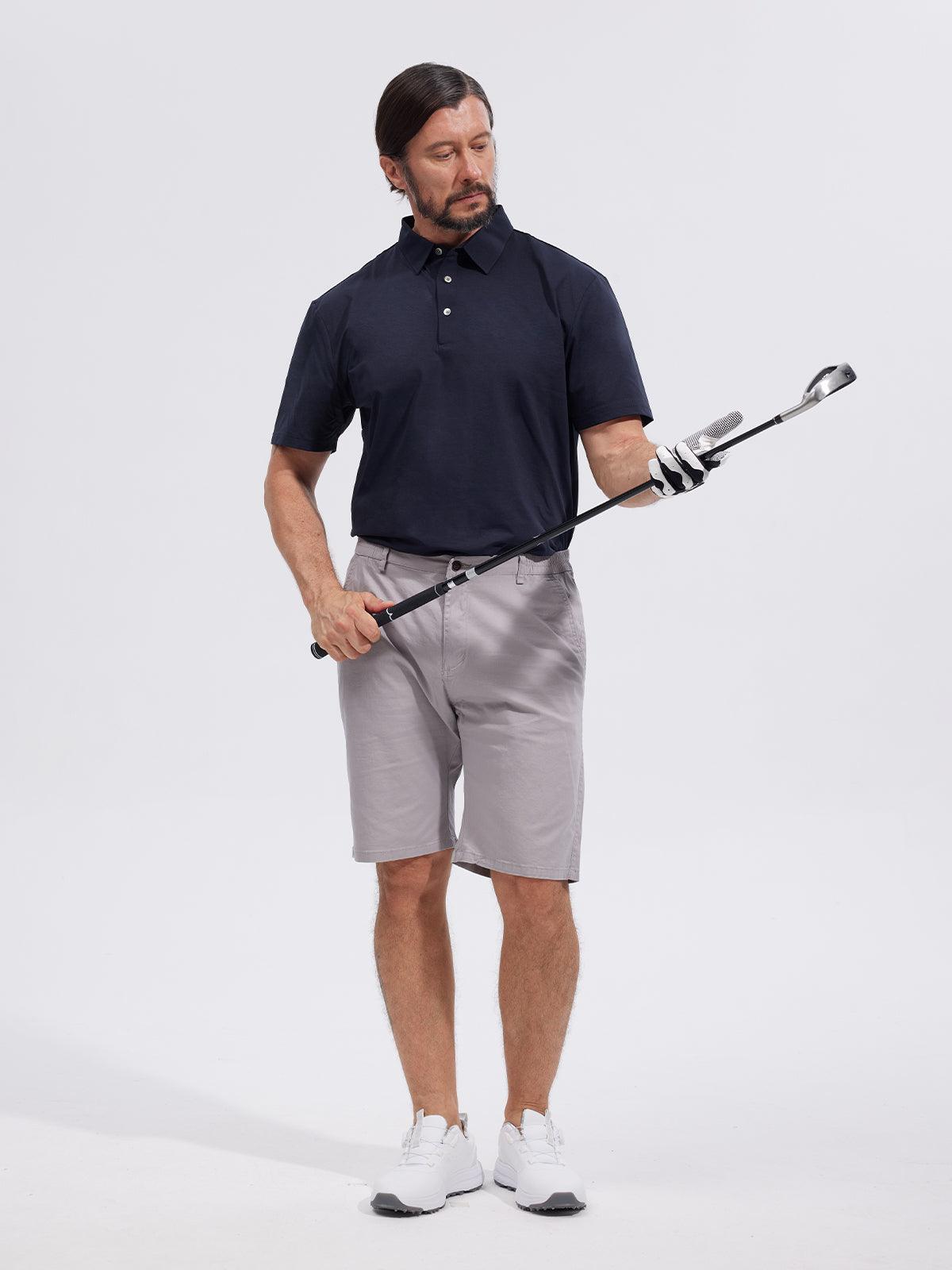 More Than Basic Men's Polo Top Sun Protection