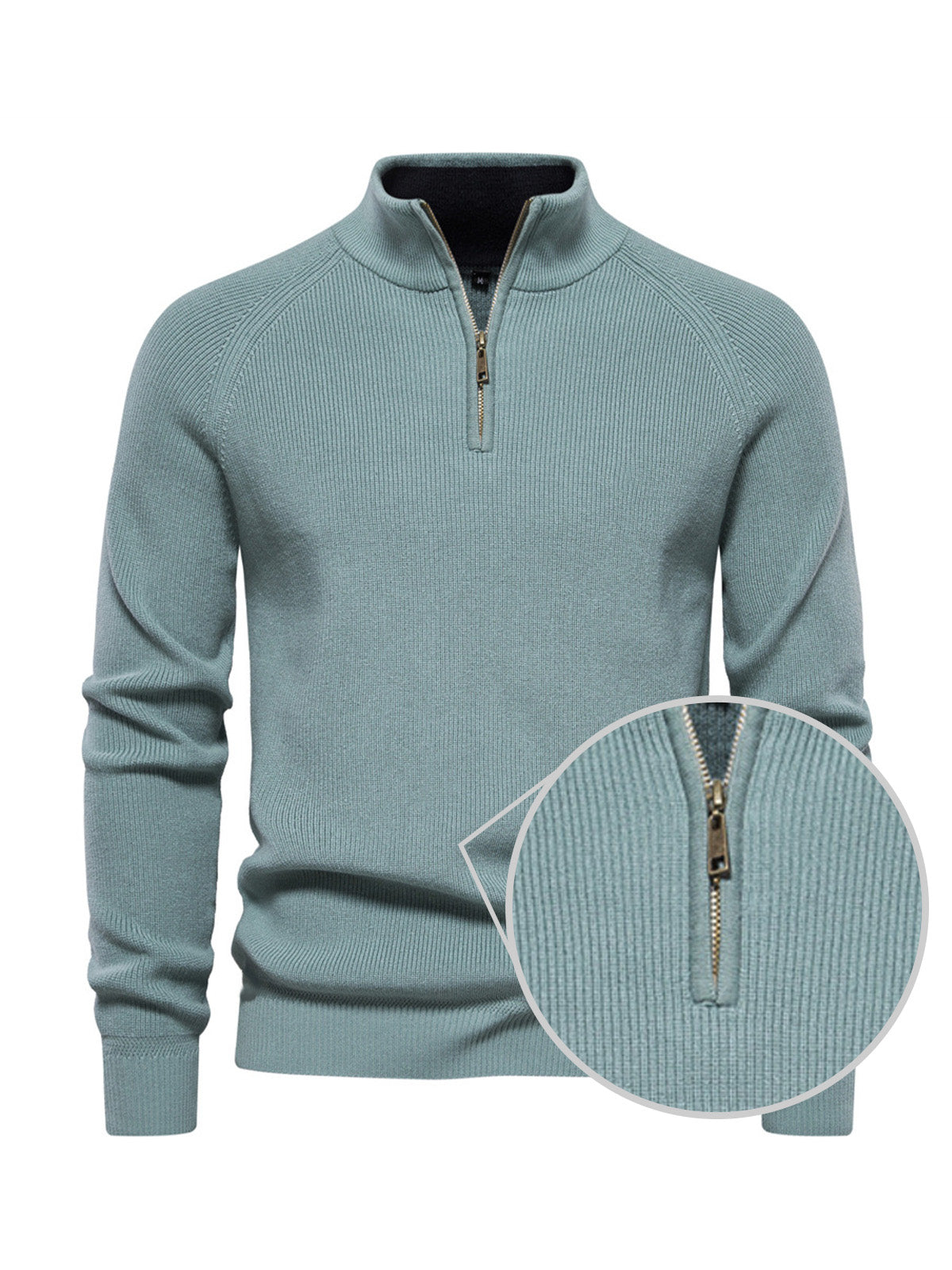 More Than Basic Men's Golf Quarter Zip Sweater