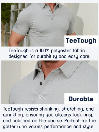 More Than Basic Men's Polo Top Sun Protection