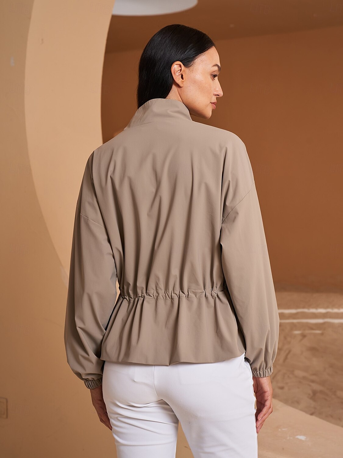 More Than Basic Ruffle Golf Jacket Sun Protection