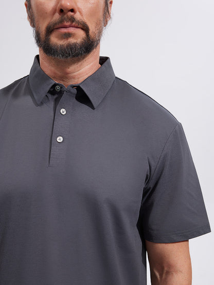 More Than Basic Men's Polo Top Sun Protection