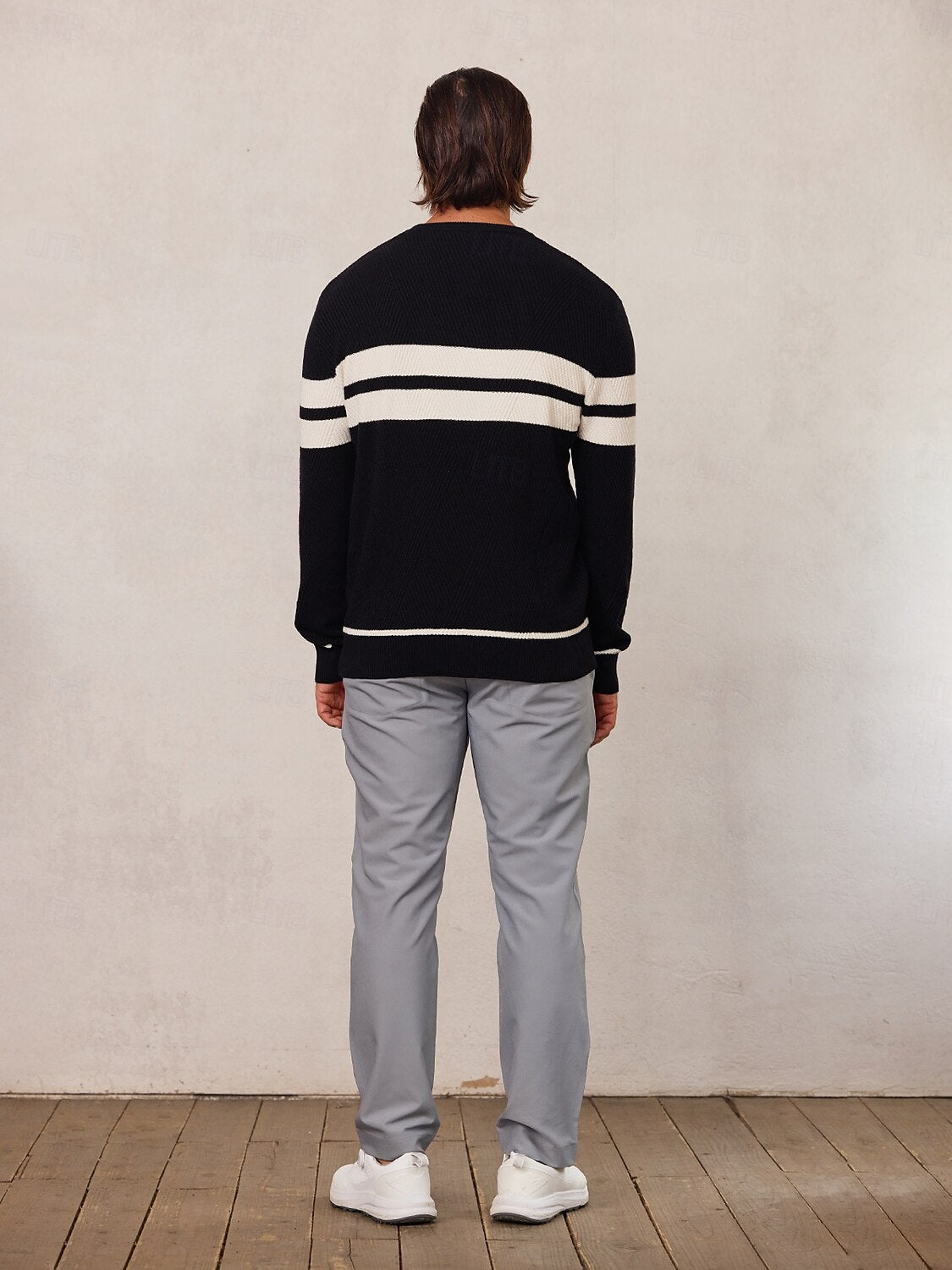 More Than Basic Men's Golf Crewneck Sweater