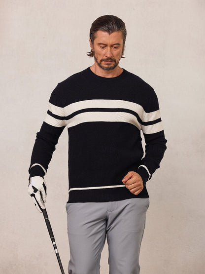 More Than Basic Men's Golf Crewneck Sweater