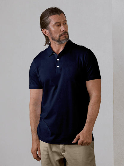 More Than Basic Men's Polo Top Sun Protection