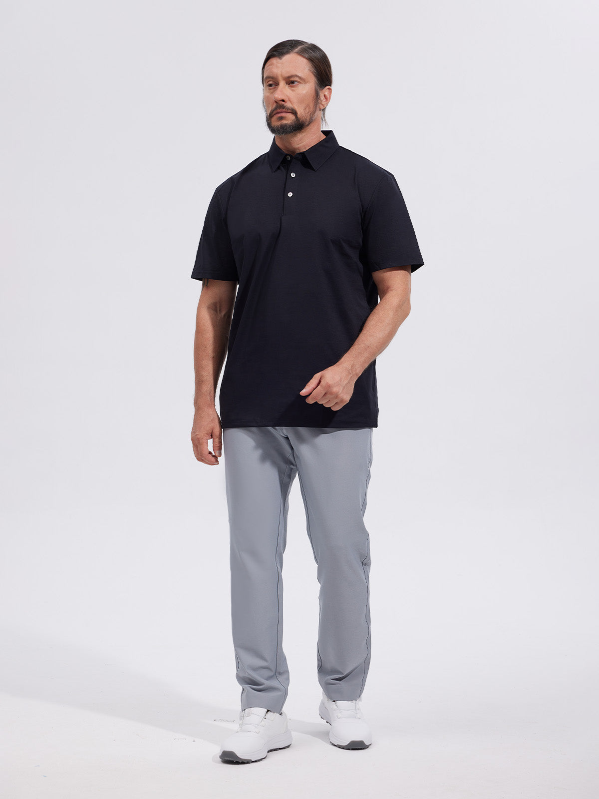 More Than Basic Men's Polo Top Sun Protection