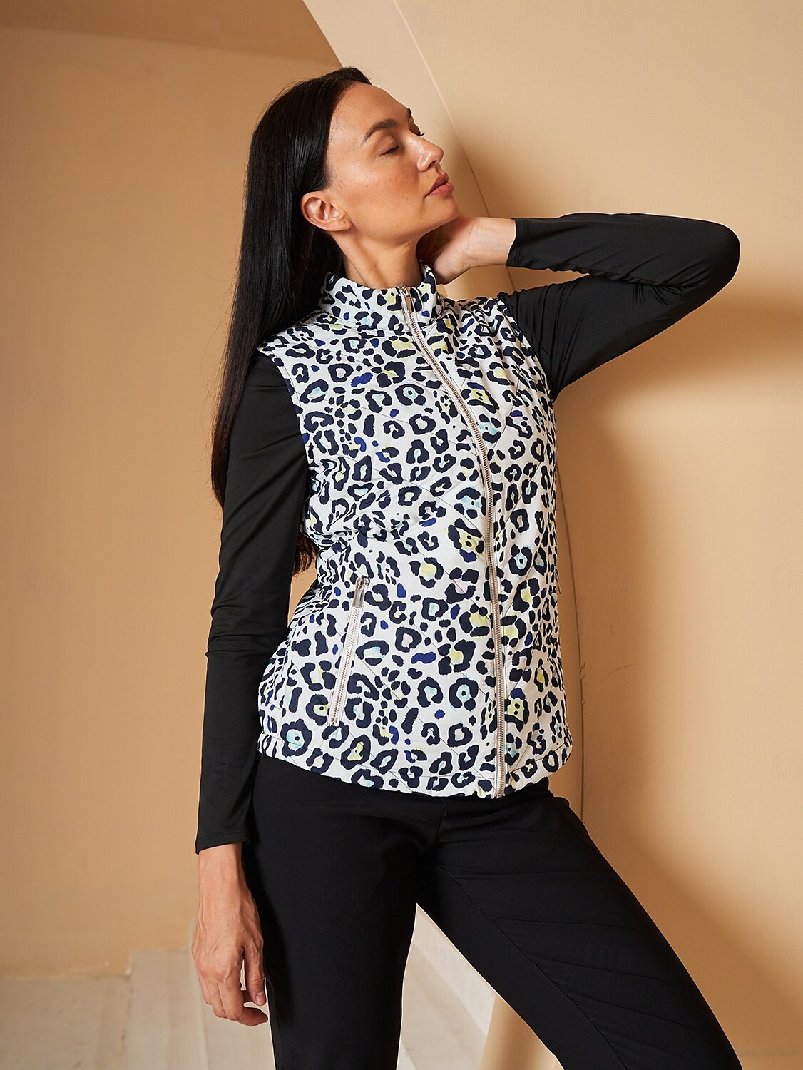 More Than Basic Leopard Puffer Vest