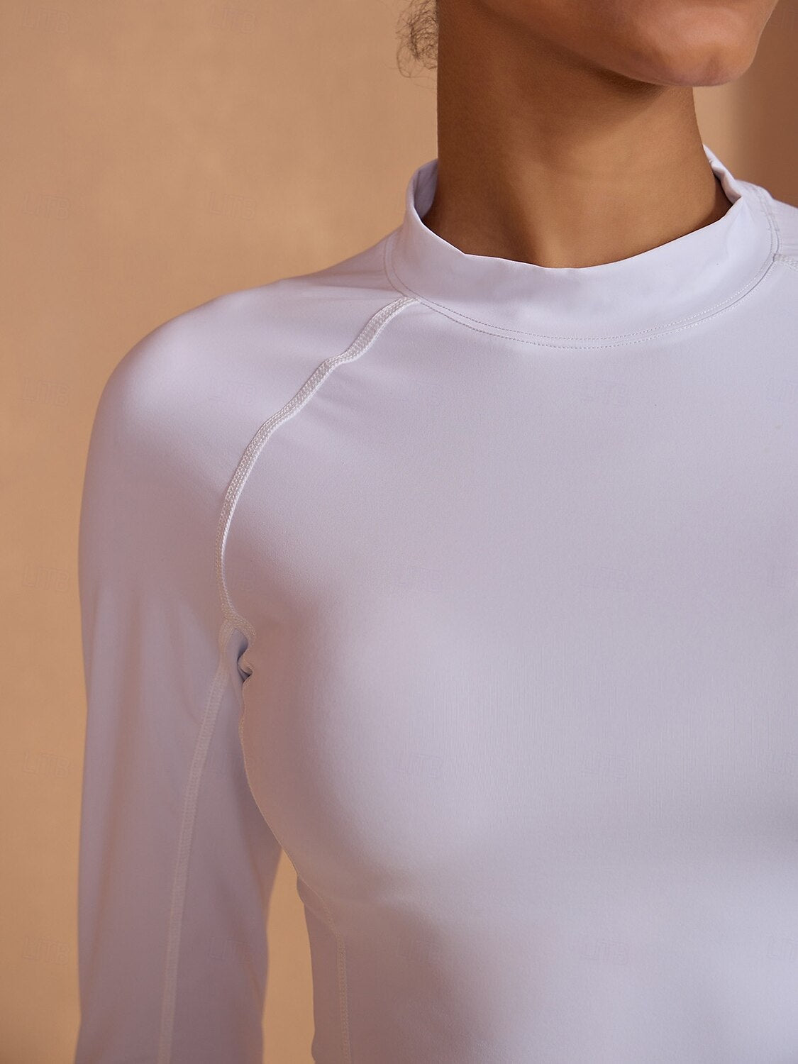 More Than Basic Long Sleeve Stand Collar Baselayer