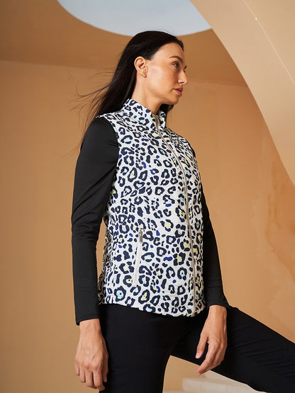 More Than Basic Leopard Puffer Vest