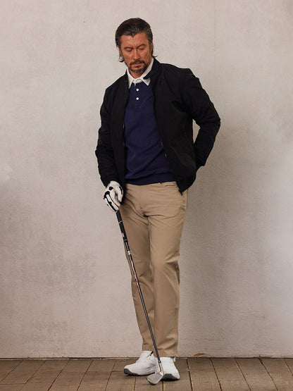 More Than Basic Men's Golf Full Zip Pocket Jacket