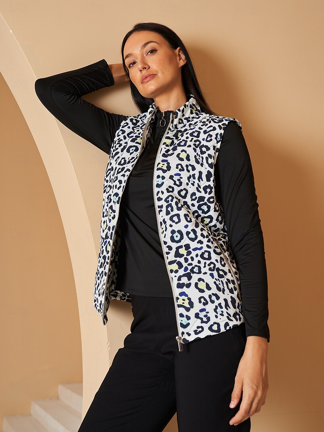 More Than Basic Leopard Puffer Vest