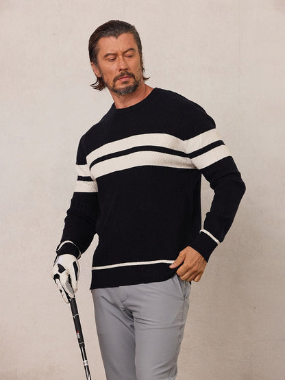 More Than Basic Men's Golf Crewneck Sweater