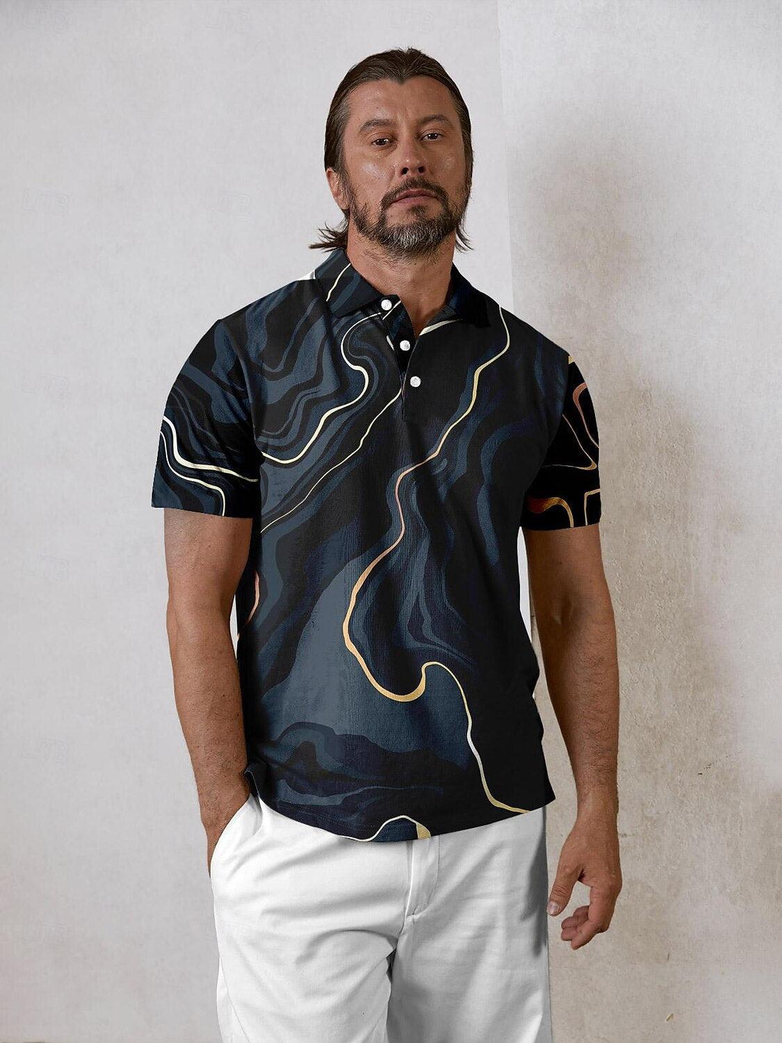 Inked Skins Men's Polo Top UPF50+