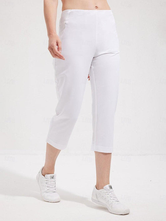 GLAMOUR 22 Inch Slim-Fit Stretch Capri Pants UPF50+