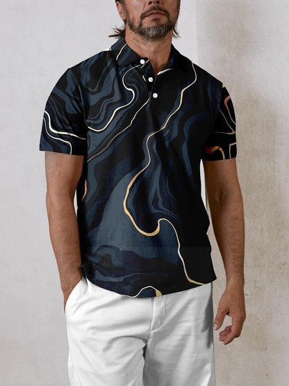 Inked Skins Men's Polo Top UPF50+