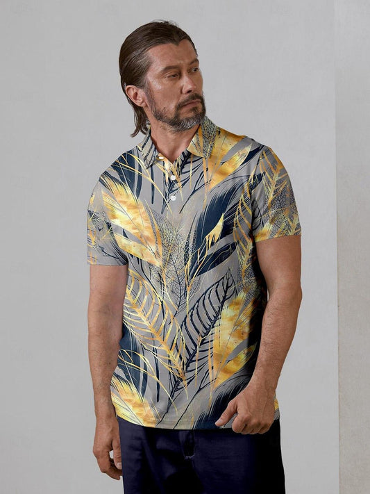 Botanical Energy Men's Polo Top UPF50+