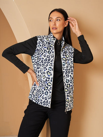 More Than Basic Leopard Puffer Vest