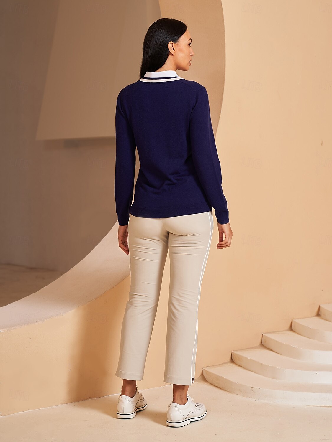 More Than Basic Merino Wool  V Neck Sweater