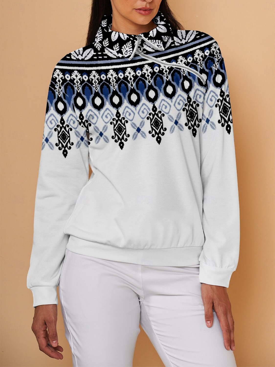 Bold Baroque Golf Sweatshirt