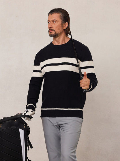 More Than Basic Men's Golf Crewneck Sweater